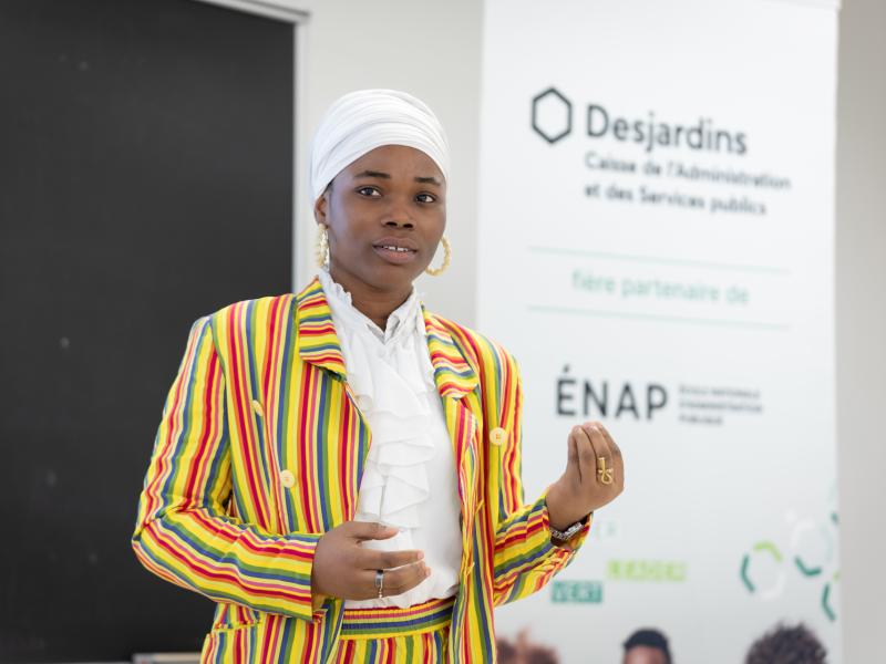 Chefiatou Abedje Ojouolape Sanny, récipiendaire du 2e prix