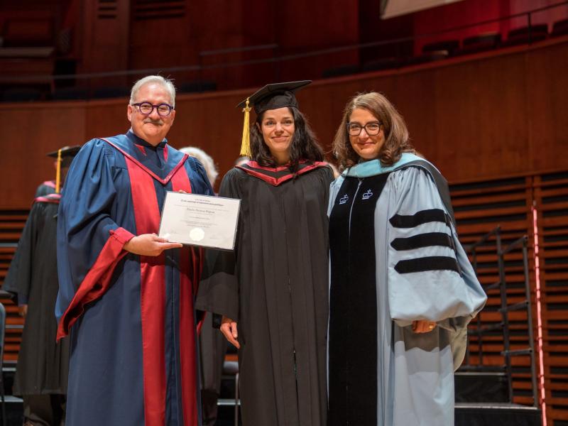 Hugo Cyr,  Émilie Proteau Dupont et Tatiana Garakani
