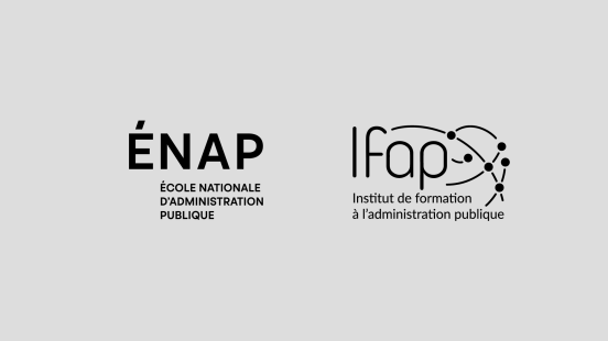 Logo de l’École nationale d’administration publique (ENAP) et l’Institut de formation à l’administration publique (IFAP)