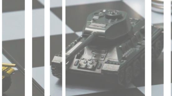 tank sur échiquier