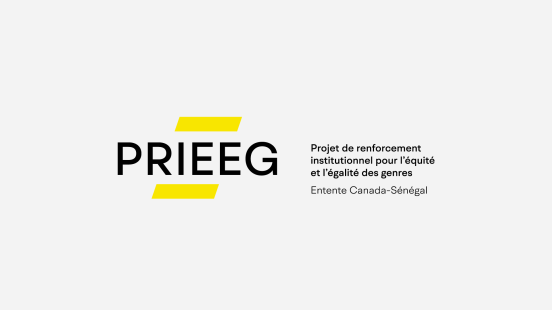 Logo du Projet de Renforcement Institutionnel pour l’Équité et l’Égalité de Genre (PRIEEG)