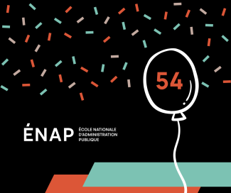 ENAP 54 ans confettis et ballounes