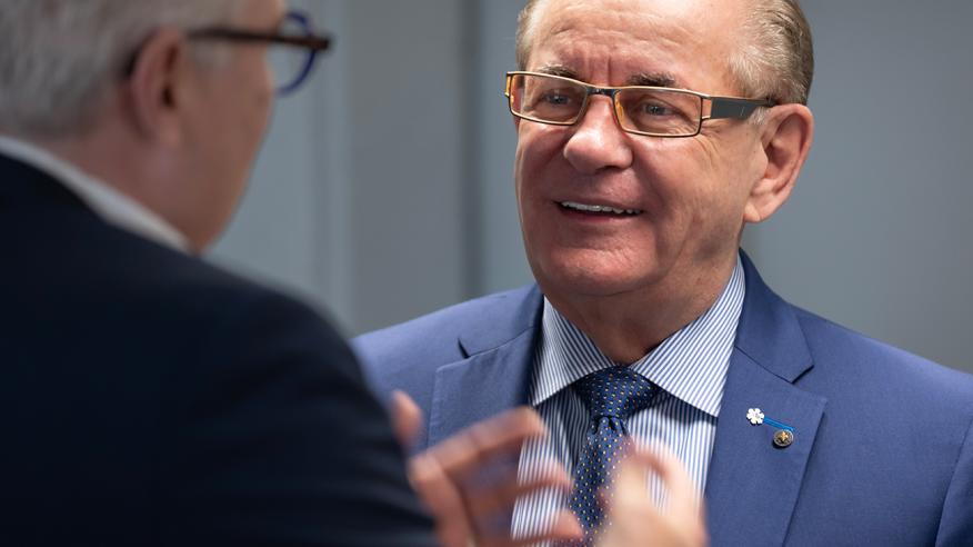 Jacques Duchesneau, signataire de la préface et ancien chef de police de la communauté urbaine de Montréal 
