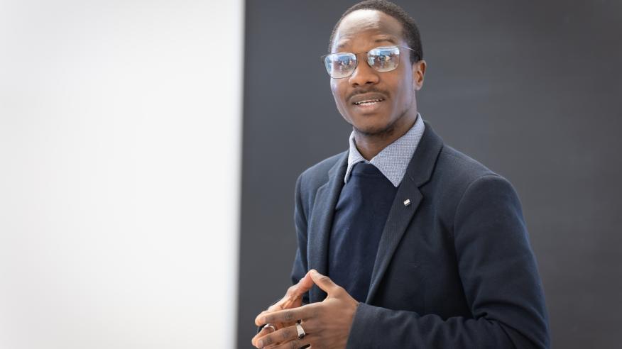 Iboune Oumar Balde, récipiendaire du 4e prix