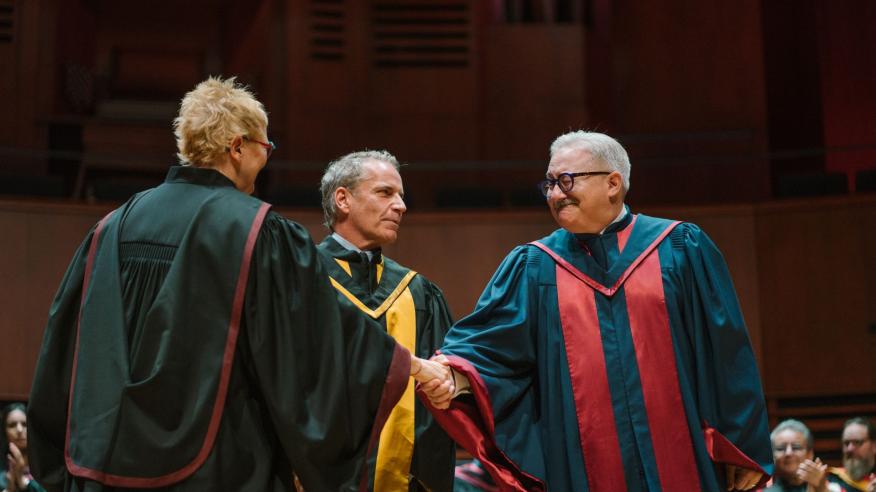 Chantal Beauvais, Martin Hudon et Hugo Cyr