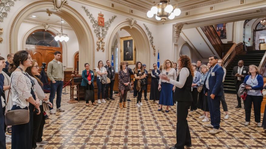 Visite de l'Assemblée nationale
